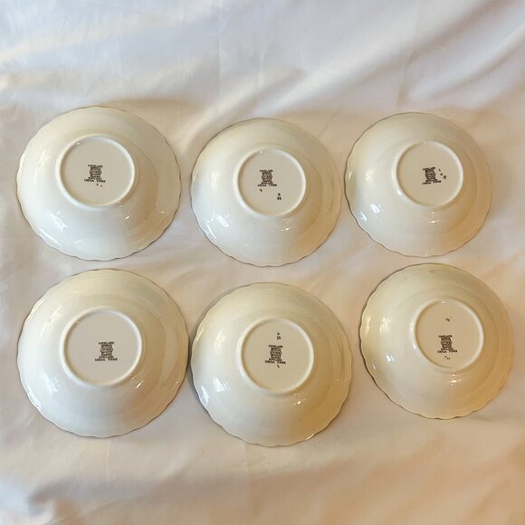 Copeland India Tree Vintage Fruit/Dessert Bowls, Set of 6 - Picture 9 of 11